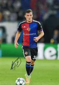Football - Taulant Xhaka - Hand Signed 12x8 Photograph - Basel - COA - Picture 1 of 1