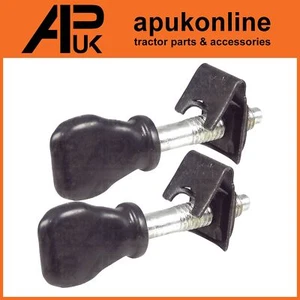 2x Gitterschraube & Clips für Ford 4100 4110 4610 4630 5610 6610 6700 6710 Traktor - Bild 1 von 5