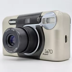 Konica Z-Up 70 Super Point & Shoot Film Flash Camera 35mm 70mm - Tested - Picture 1 of 11