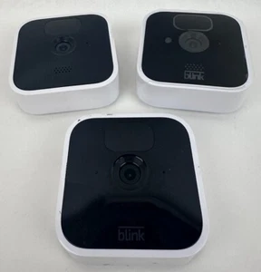 Lote de 3 Cámaras de Seguridad Blink 3ª Generación BCM00410U Blanca -Para Piezas - Imagen 1 de 1