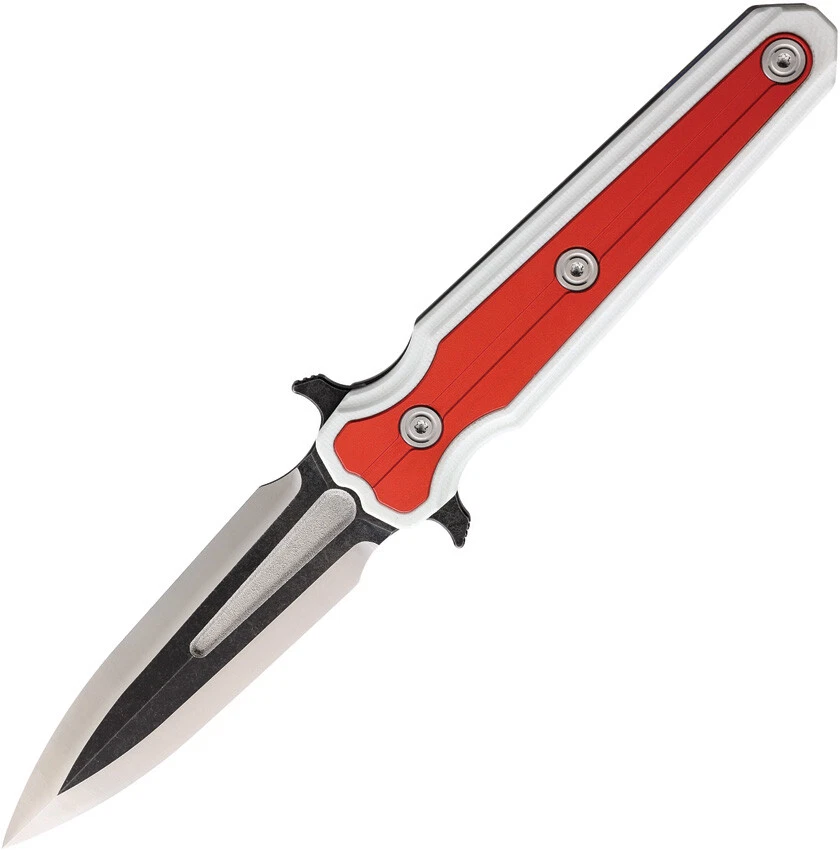 Stedemon DongShan Pocket Knife Linerlock White/Red G10/Aluminum Stainless  - Image 1 of 1