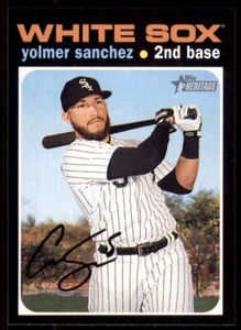 2020 Topps Heritage Baseball Yolmer Sanchez Chicago White Sox #372 - Picture 1 of 2