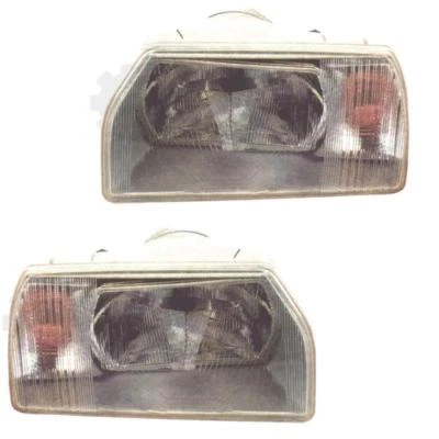 Halogen Scheinwerfer Set für Skoda Favorit 88-12.94 H4 ohne Motor mit Blinker - Bild 1 von 3