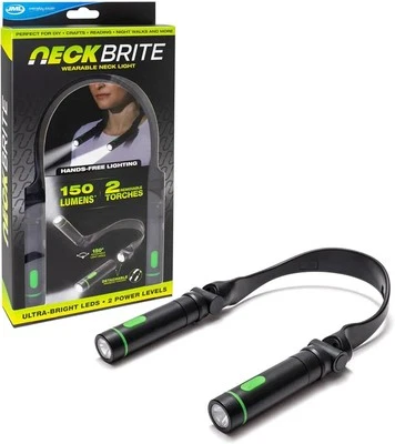 JML Neck LED Wearable Craft/Work/Reading Light Magnetic Torches Detachable  - Image 1 of 4