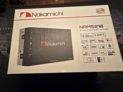 Receptor de A/V Nakamichi NAM5210 Cuerpo Delgado con Pantalla Táctil de 7", 12 Bandas ASP EQ. Foto 1 de 4