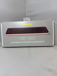 HeyDay Pink Compact Wireless Keyboard - Dark Cherry - Picture 1 of 3