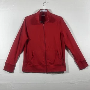 Danskin Now Activewear Jacke mit Reißverschluss Damen Größe X XL rot - Bild 1 von 8