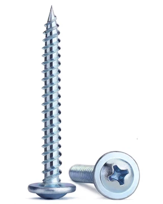 (150 piezas) #8 × 1-1/2" Tornillo para madera Aleación Acero estándar Phillips Truss Head Rápido Auto Foto 1 de 4