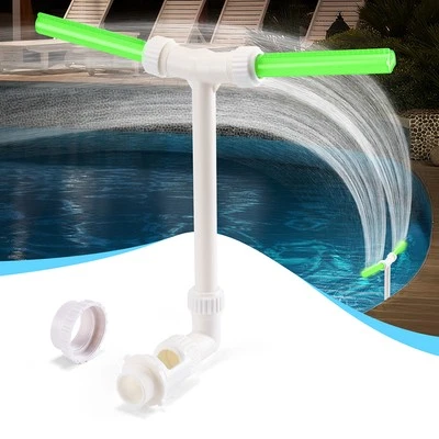 Fuente De Cascada Ajustable Para Piscinas Rociador Agua Doble Accesorios Alberca - Изображение 1 из 4