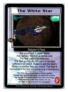 Babylon 5 - The White Star  "Babylon 5 Fleet" - CCG Card (1998) - Picture 1 of 2