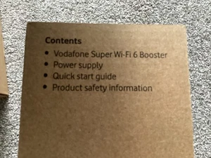 Vodafone Super Wi-Fi 6 Wi-Fi Booster - Boxed - Brand New Sealed - Photo 1/1