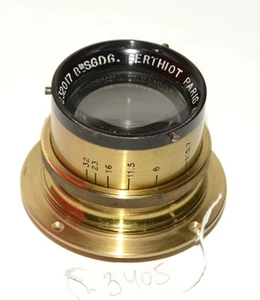 Berthiot Paris 5.7/260 mm Olor No.7 brass lens - Bild 1 von 3