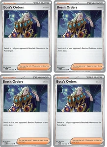 Boss's Order Ghetsis 114/132 - Lotto x4 Carte Pokemon Mega Evoluzione Playset - Foto 1 di 1