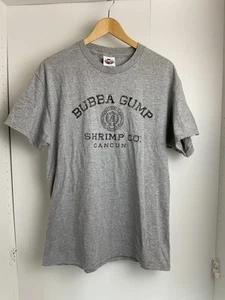 Bubba Gump Shrimp Co T-Shirt Cancun Large Forrest Gump Logo Grey Marl - Picture 1 of 6