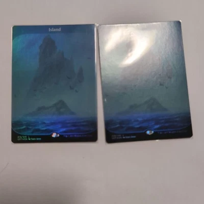 Island Ust Full Art Foil Set Of 2 Unstable - Image 1 of 2
