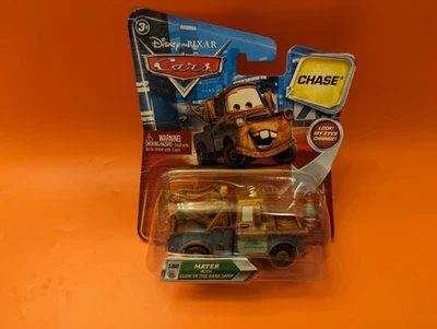 Disney Pixar Cars Mater with Glow-in-the-dark Lamp #166 Chase Look! Eyes Change! - Image 1 of 4