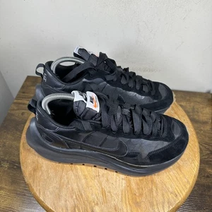 Nike x Sacai Vaporwaffle Schuhe Herren Größe 8 Schwarz DD1875-001 Doppelzunge Selten - Bild 1 von 9