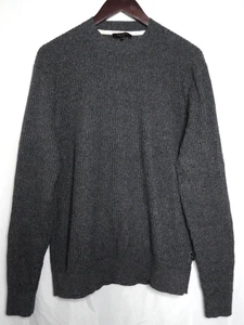 Ted Baker Agarr Textured Crewneck Sweater Dark Gray Men's Size 4 US Size Large - Picture 1 of 14
