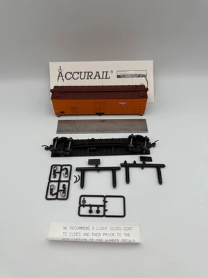 Kit refrigerador de madera HO Accurail/5th Avenue 40' Milwaukee Road/URTX # 7581. Ltd. Funcionamiento. Foto 1 de 3