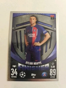 Partido Attax 23/24 Kylian Mbappe Finisher Paris PSG Champions League #188 - Imagen 1 de 1