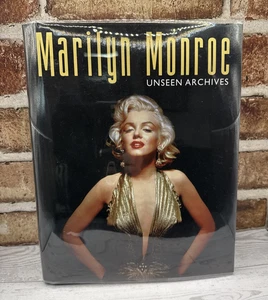 Marilyn Monroe Hardcover Photo Book Unseen Archives Vintage Collectible - Picture 1 of 12