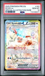 Eevee Ex 167 PSA 10 Gem Mint - Prismatic Evolutions - Pokemon - Picture 1 of 2