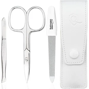 marQus Maniküre Set 3-teilig Reiseset Nagelpflegeset & Nagelscheren Set weiss - Bild 1 von 7