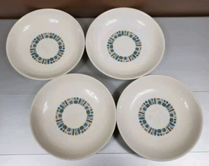 (4) Vintage Temporama Canonsburg Atomic MCM 8” Coupe Soup Bowls - Picture 1 of 3