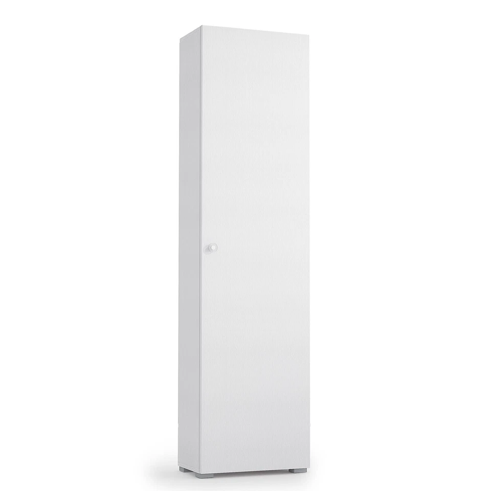 MOBILE COLONNA ARMADIO MULTIUSO DISPENSA 1 ANTA L50xP30xH182 CM MILLEUSI BIANCO - Immagine 1 di 2