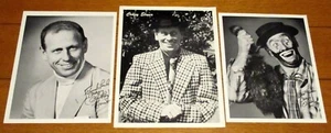 Vintage Crazy Elmer the Clown aka Glen Ray Geist Photographs (3) SIGNED  NE, Pa. - Picture 1 of 8