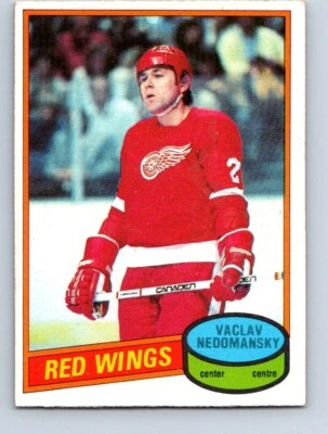 VINTAGE HOCKEY CARD OPC 1980 DETROIT RED WINGS VACLAV NEDOMANSKY  NO232 - Image 1 of 2