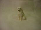 GREAT PYRENEES white dog FIGURINE resin HAND PAINTED MINIATURE Small MINI puppy