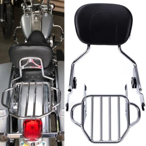 Respaldo/portaequipajes Sissy Bar para Harley 2009-2022 Road King Glide FLHT FLTR - Imagen 1 de 30