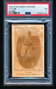 1922 E120 American Caramel TY COBB PSA 1 - Bild 1 von 2