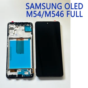 SPRZEDAŻ FABRYCZNA SAMSUNG M54 OLED PEŁNOWYMIAROWY Wyświetlacz ekran dotykowy odcisk palca + RAMKA - Zdjęcie 1 z 4
