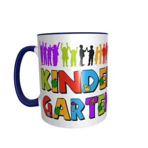 Namenstasse - Kindergarten - Zwei Farben Tasse - Kaffee - Tee - Tasse - Mug - Bild 1 von 16