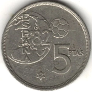 ESPAÑA CINCO PESETAS 1981 ~ JUAN CARLOS ~ LO CALIFICAS. stk 706 - Imagen 1 de 4