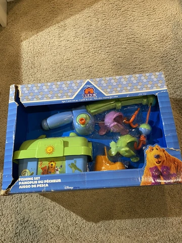 Bear in the Big Blue House Fishing Set Rare BRAND NEW IN BOX See photos for box Cover