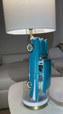 Chevrolet Nomad 1957 diecast azul aguamarina 1:18 lámpara de mesa de escritorio automóviles Foto 1 de 4