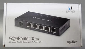 Ubiquiti Edgemax Edgerouter X SFP Router - ER-X-SFP + Fiber Optic Transceiver - Photo 1/5