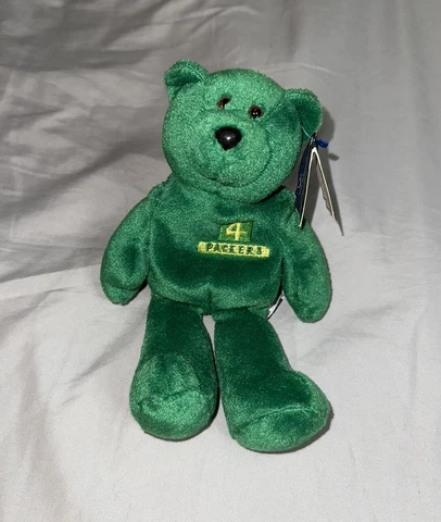 Brett Favre Green Bay Vintage 1998 Limited Treasures Teddy Bear Cover