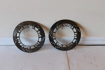 87-97 Kawasaki Ninja 600R ZX600 600 front brake rotors - Image 1 of 4