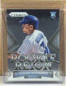 2014 PANINI PRIZM ROOKIE REIGN #20 LOGAN WATKINS CHICAGO CUBS RC