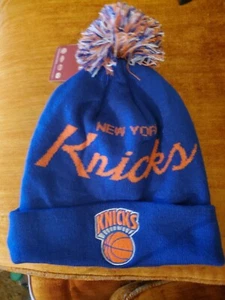 NEW YORK KNICKS STRICK MITCHELL & NESS SCHÄDELKAPPE - Bild 1 von 2