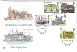 GB Comm/FDC - Architectural Heritage Year - 1975 (ST175) - Picture 1 of 1