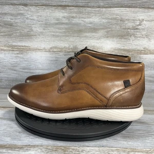 Stivali chukka Rockport da uomo Garett in pelle marrone taglia 10,5 - Foto 1 di 10