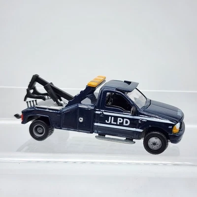 Johnny Lightning JLPD Blue Ford F-Series Super Duty Tow Truck Wrecker LIMITED ED - Image 1 of 4