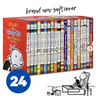 Diary Of A Wimpy Kid Box Set Books 1-24 - image 1 of 4