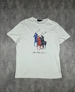 Polo Ralph Lauren T-Shirt Big Pony Classic Herren weiß Gr. L - Bild 1 von 7
