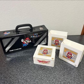 Super Mario Bros 2 & 3 Famicom Cartridge Disk Case Set Nintendo Japan Vintage JP